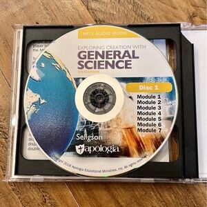 LIKE NEW Apologia Exploring Creation General Science CD MP3 Audio Book Set 2 CDs